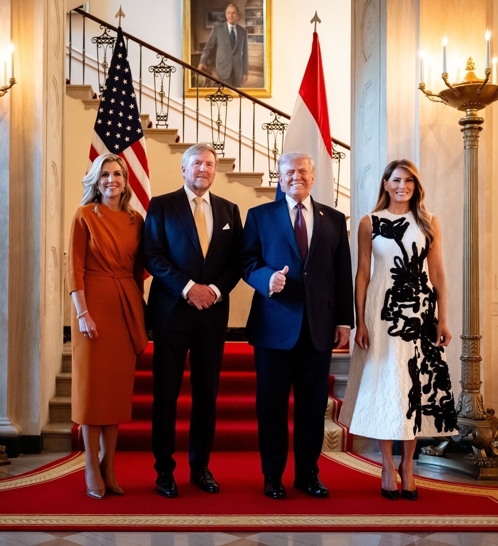 Melania i Donald Trump s nizozemskim kraljem Willem-Alexander i kraljicom Maximom