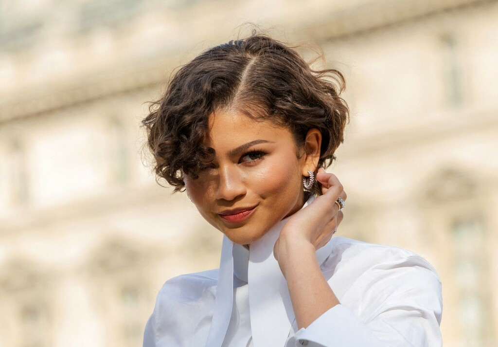 Zendaya je nedavno oduševila kovrčavom verzijom bixie frizure