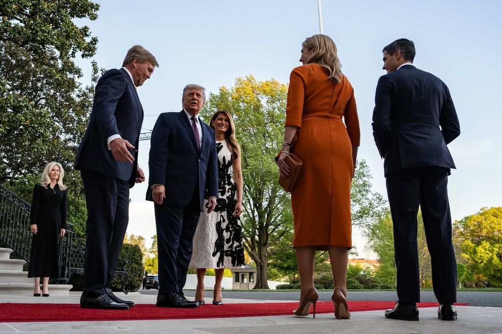 Donald Trump, Melania Trump, kralj Willem-Alexander i kraljica Máxima - 1
