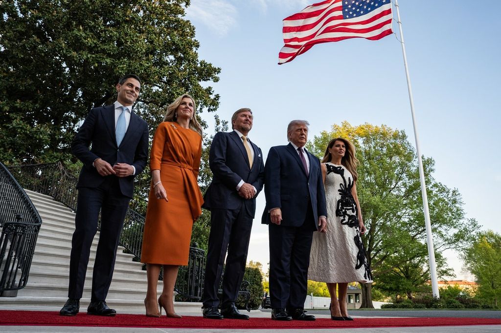 Donald Trump, Melania Trump, kralj Willem-Alexander i kraljica Máxima - 2