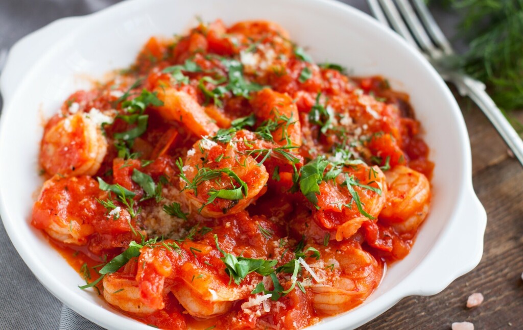 Kozice u aromatičnom umaku na bazi rajčice