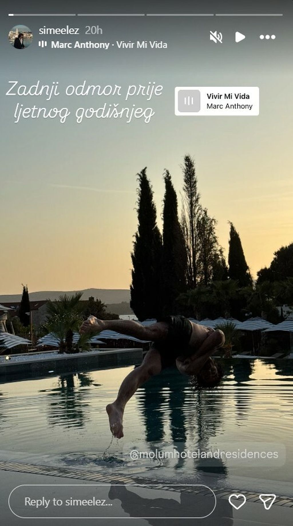 Šime Elez na Instagramu