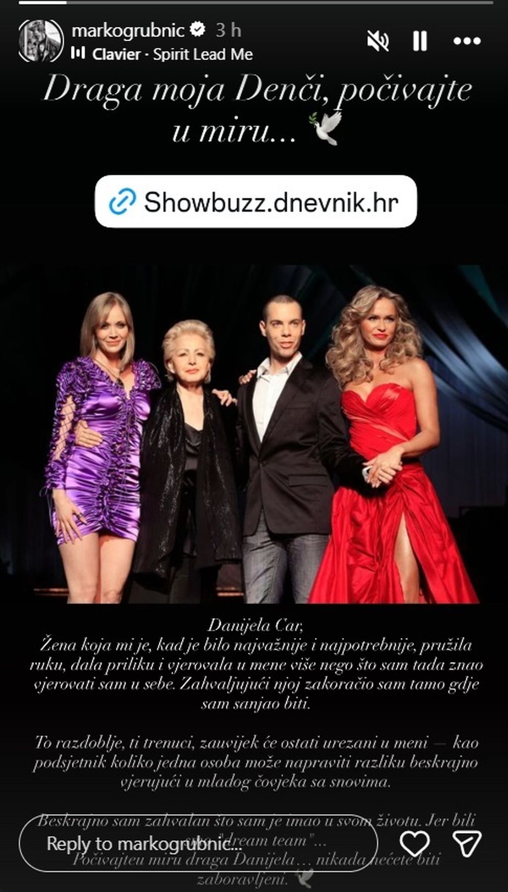 Marko Grubnić na Instagramu