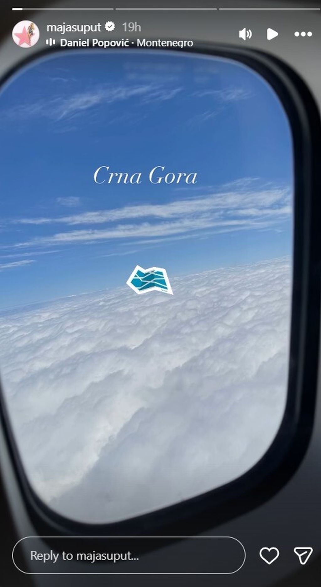 Maja Šuput na Instagramu