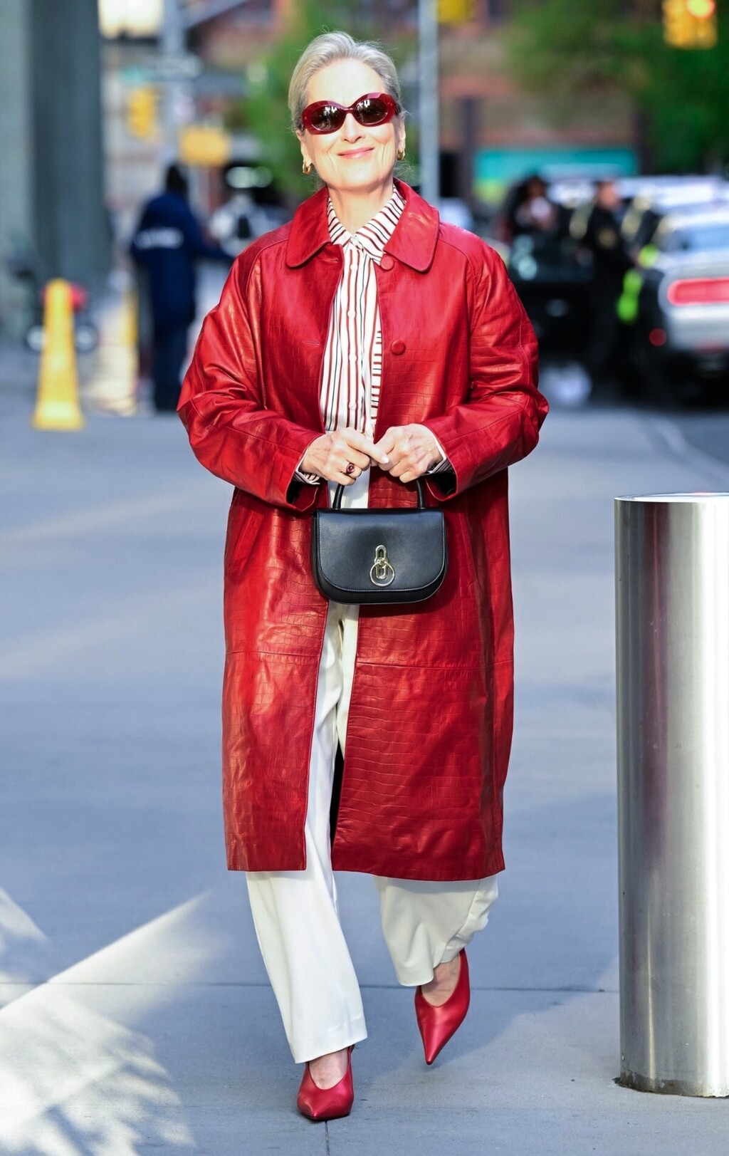 Meryl Streep na press turneji za film Vrag nosi Pradu 2