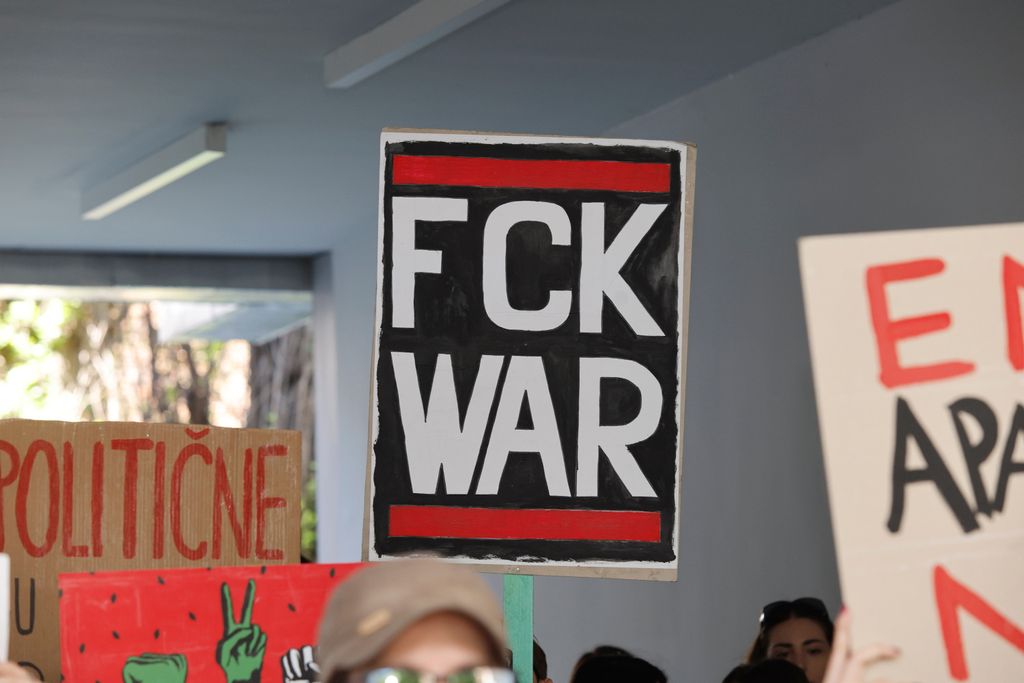 Prosvjed studenata pred Fakultetom političkih znanosti - 1