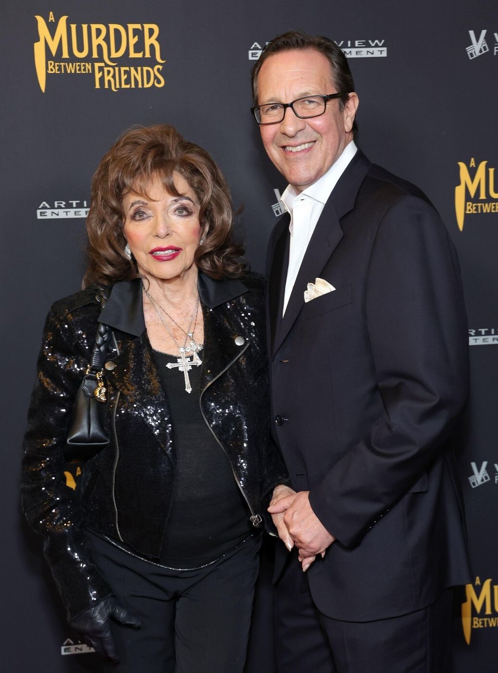 Joan Collins (92) & Percy Gibson (61)