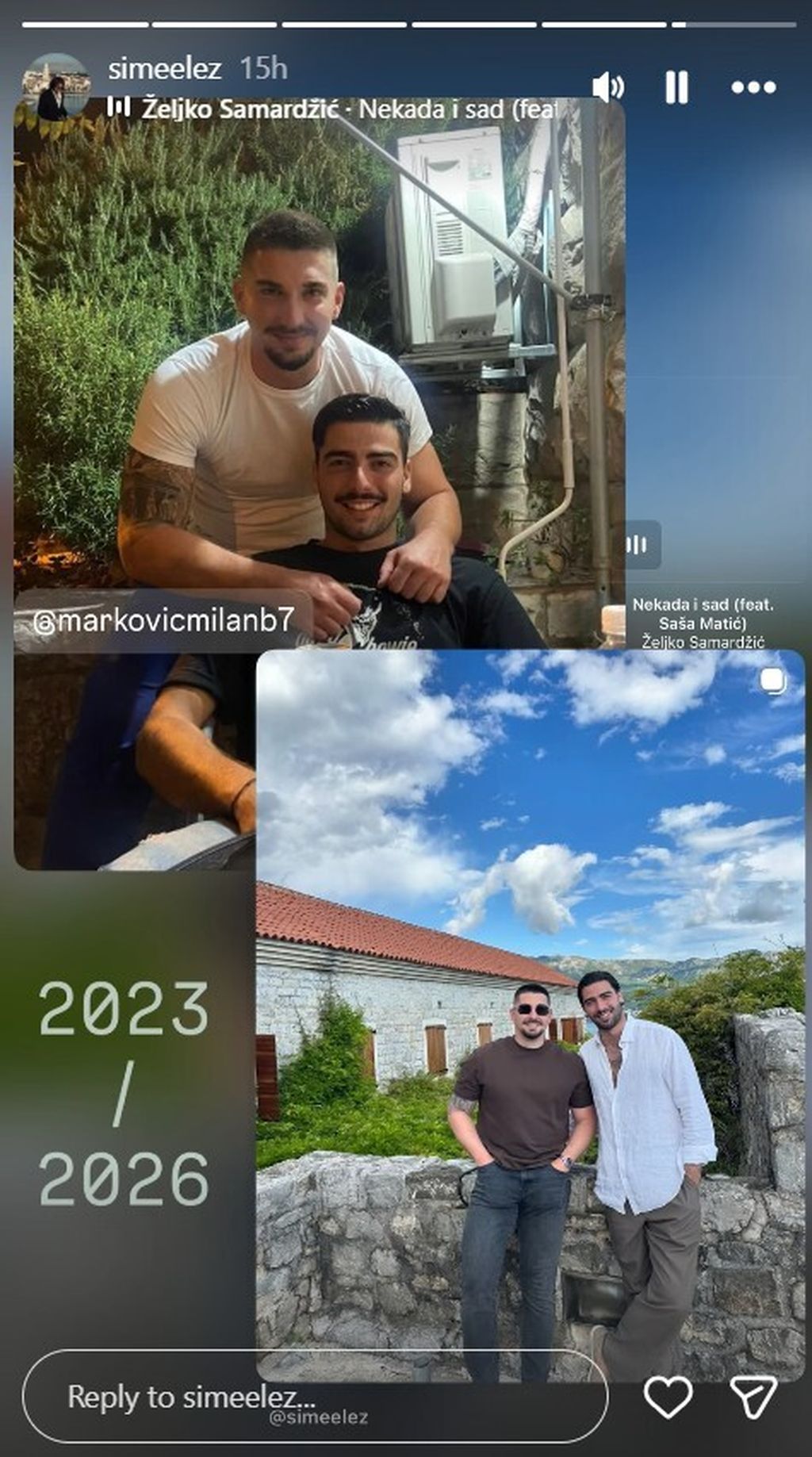 Šime Elez na Instagramu