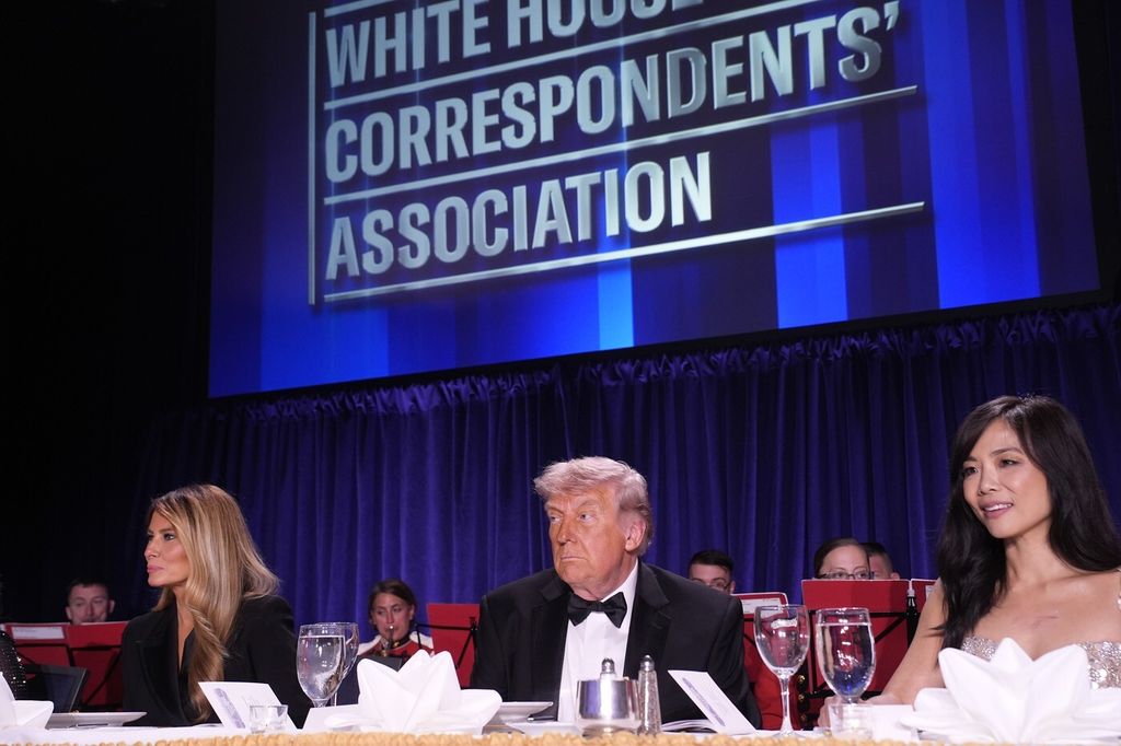 Melania i Donald Trump na svečanoj večeri