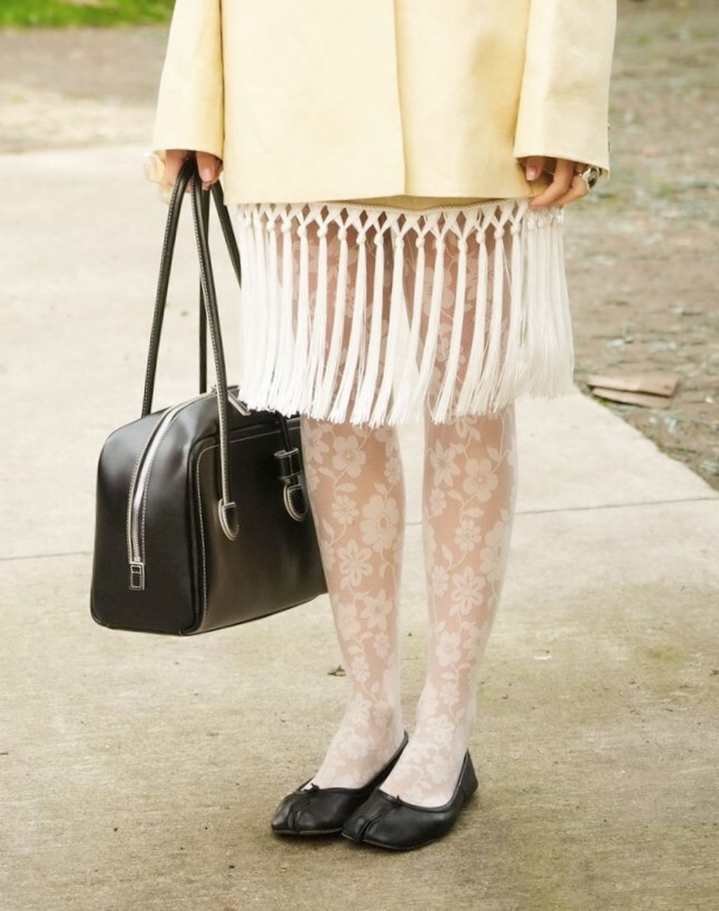 Model Tabi u street style izdanju s Tjedna mode