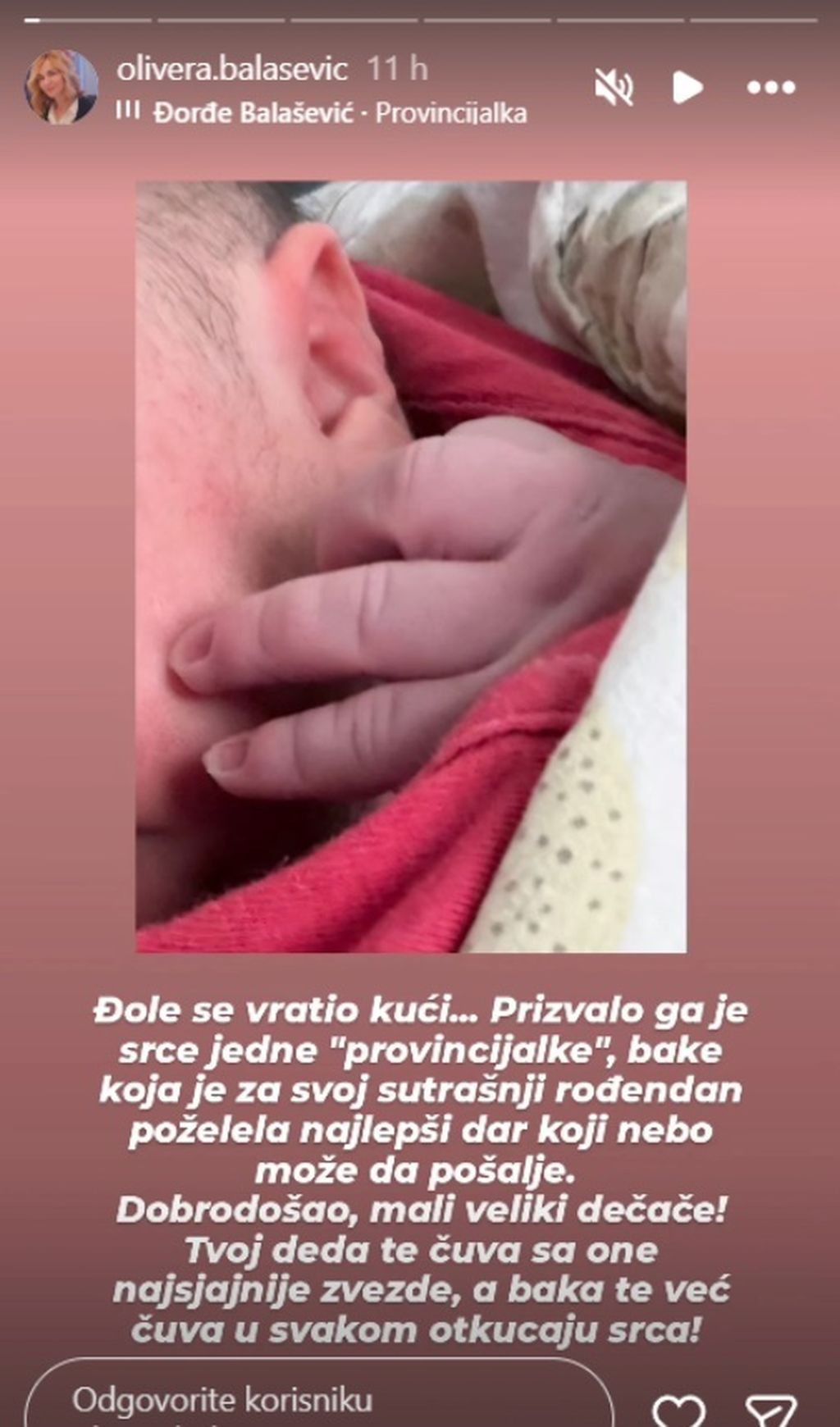Olivera Balašević na Instagramu - 2