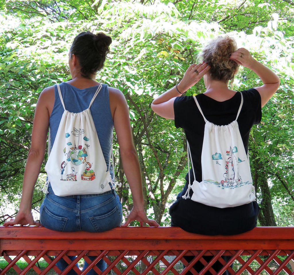 Ruksaci Kolo s ilustracijama Lane Hudine iz brenda Lana's Duckass