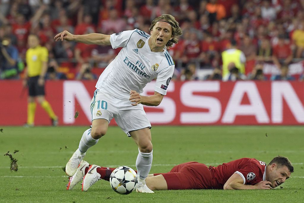 Luka Modrić u finalu Lige prvaka (Foto: AFP)