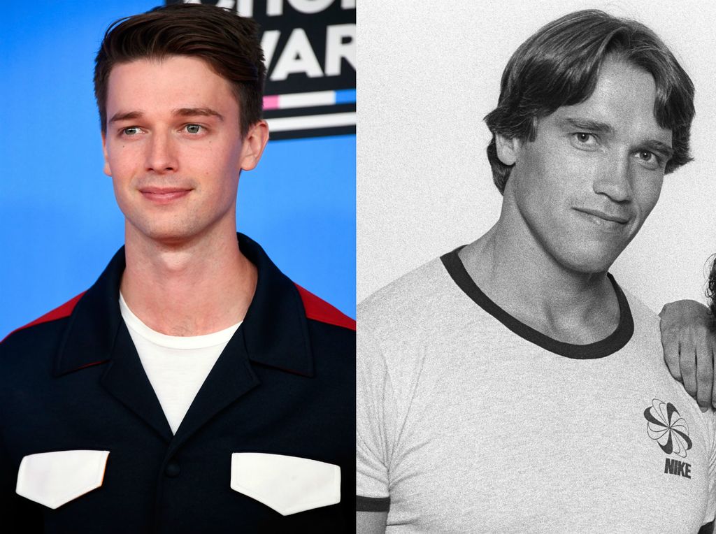 Patrick i Arnold Schwarzenegger