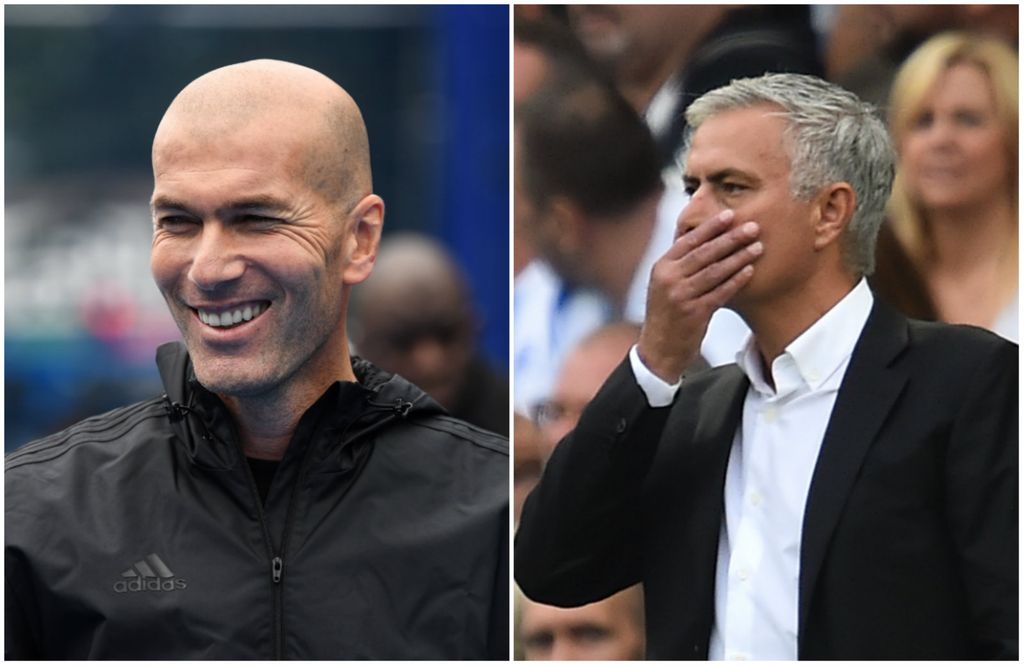Zinedine Zidane i Jose Mourinho (Foto: AFP)