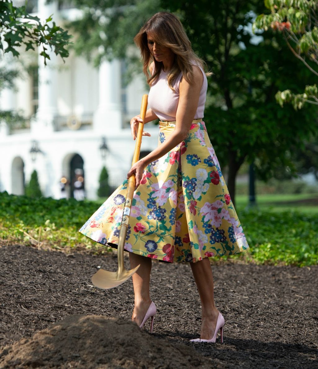 Melania na ceremoniji sađenja