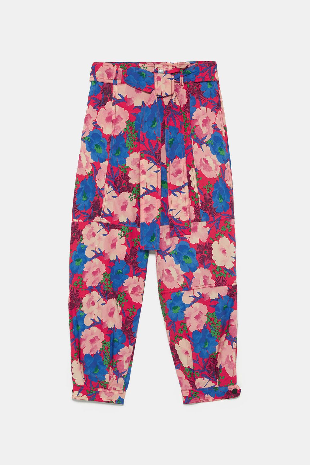 Zara, cvjetna bluza i hlače - 1