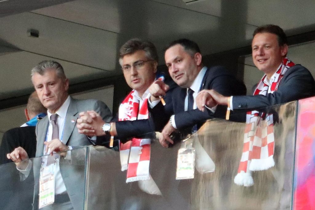 Davor Šuker, Andrej Plenković, Marijan Kustić i Gordan Jandroković (Photo: Igor Kralj/PIXSELL)