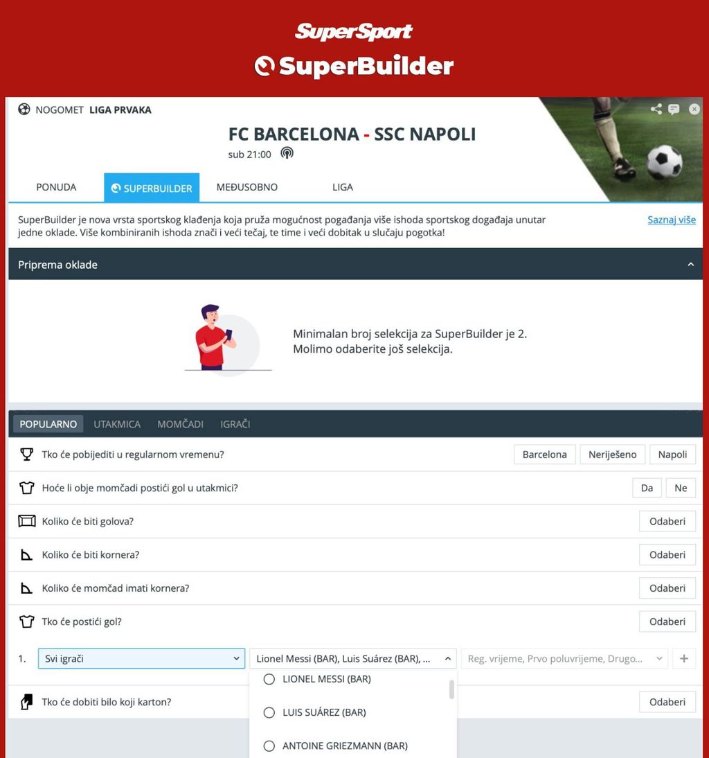 SuperSport - SuperBuilder - Liga prvaka 2