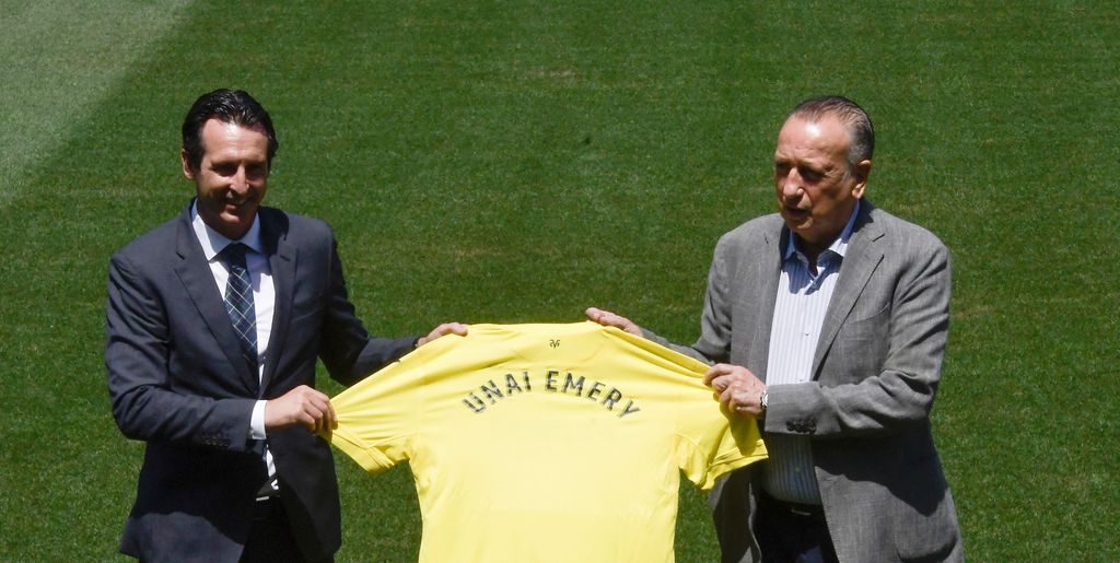 Villarrealovi trener i predsjednik: Unai Emery i Fernando Roig