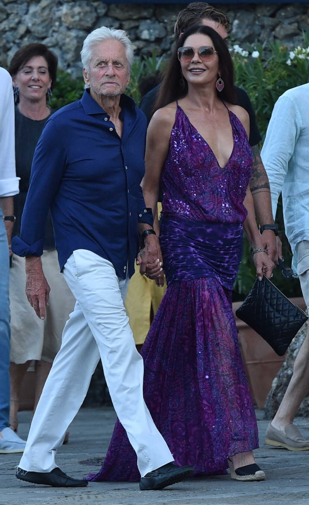 Catherine Zeta-Jones u maksi haljini na odmoru u Italiji - 5