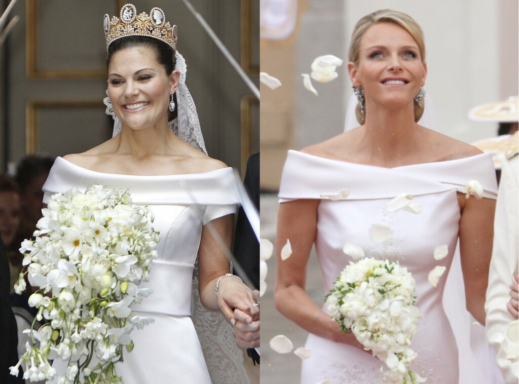 Švedska princeza Victoria i moneška princeza Charlene imale su vrlo slične vjenčanice