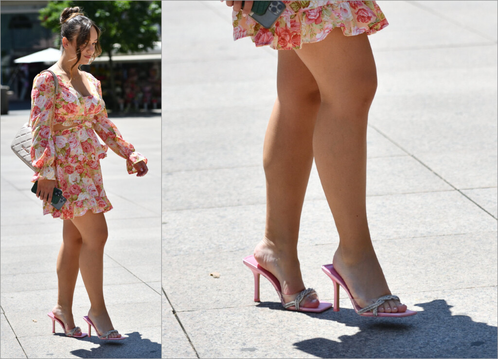 Štikle kao dio street style kombinacija u centru Zagreba