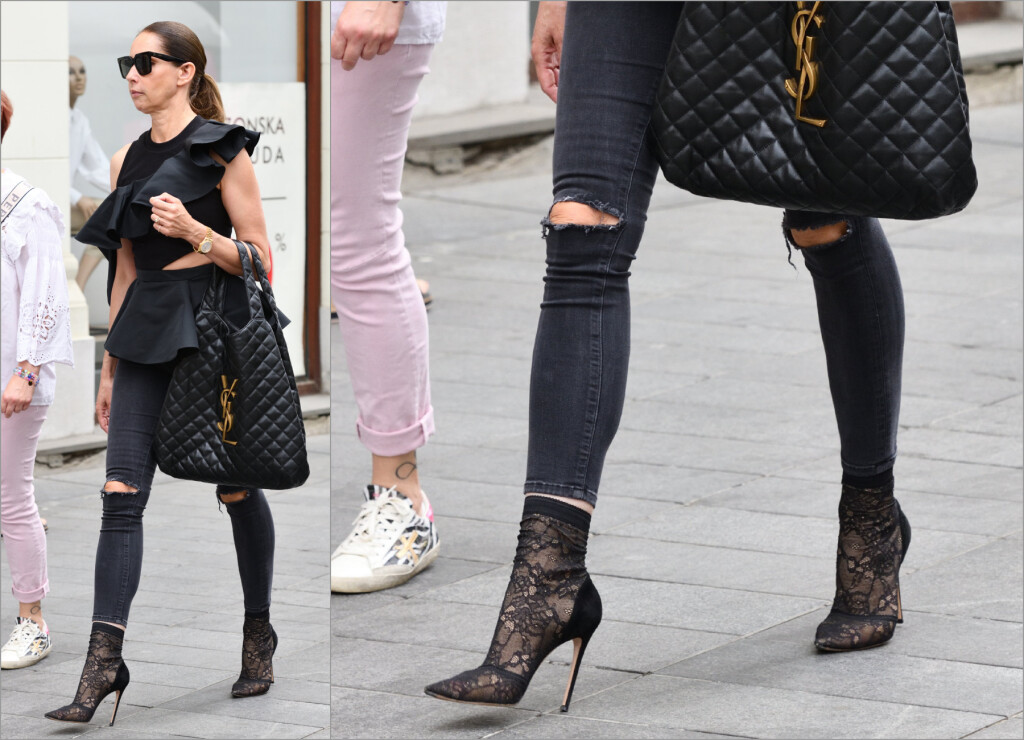 Štikle kao dio street style kombinacija u centru Zagreba