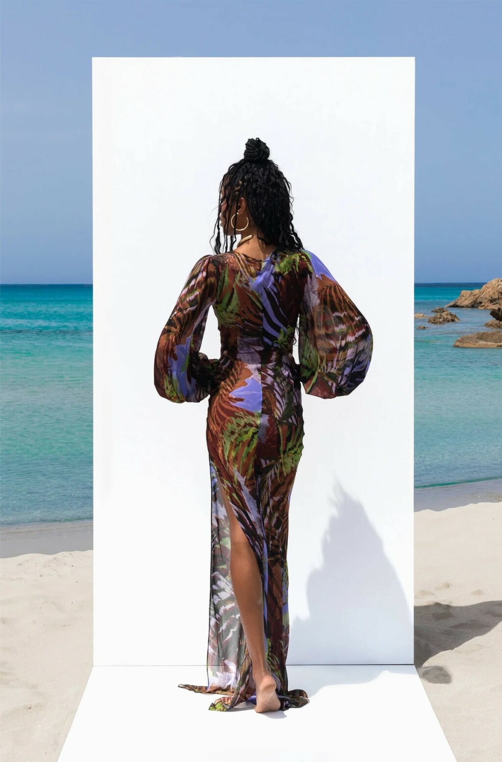 Haljina Daliana ukrašena efektnim printom