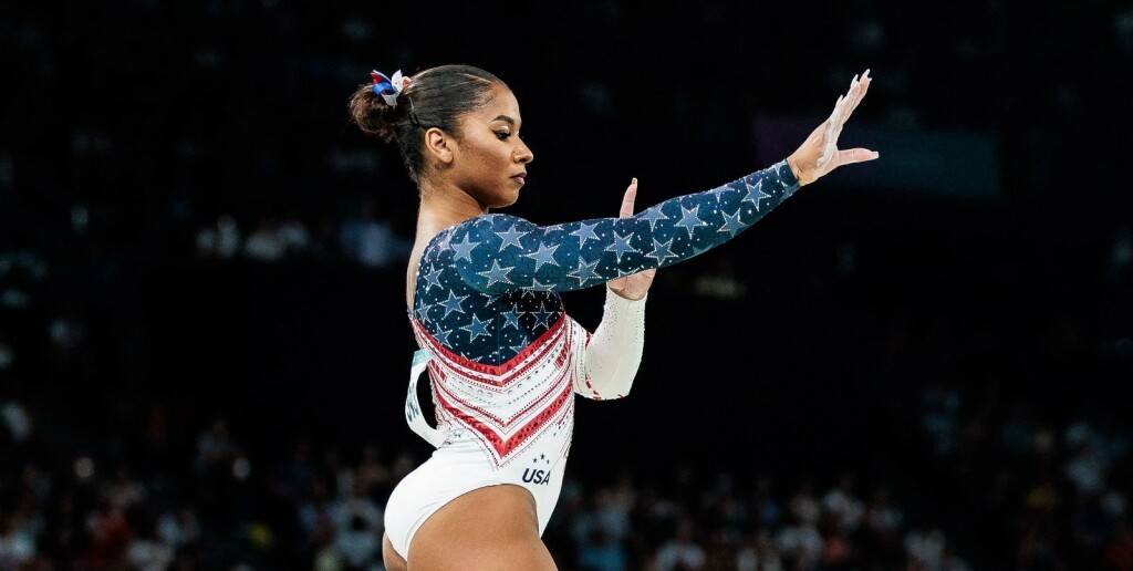 Američka gimnastičarka Jordan Chiles na Olimpijskim igrama u Parizu 2024. - 3