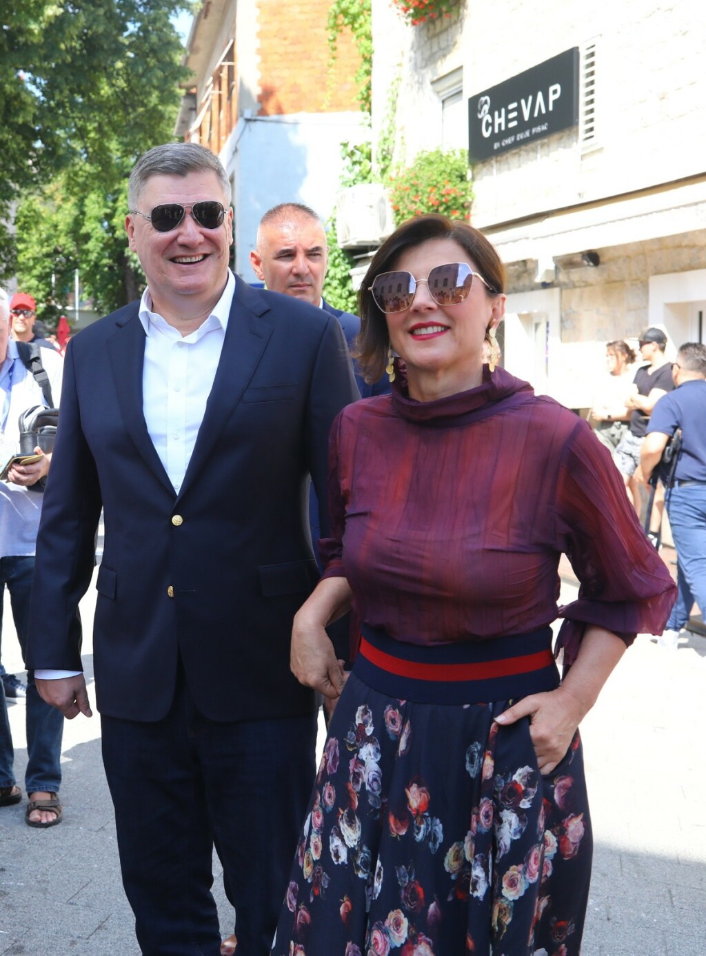 Sanja Musić Milanović i Zoran Milanović u Sinju