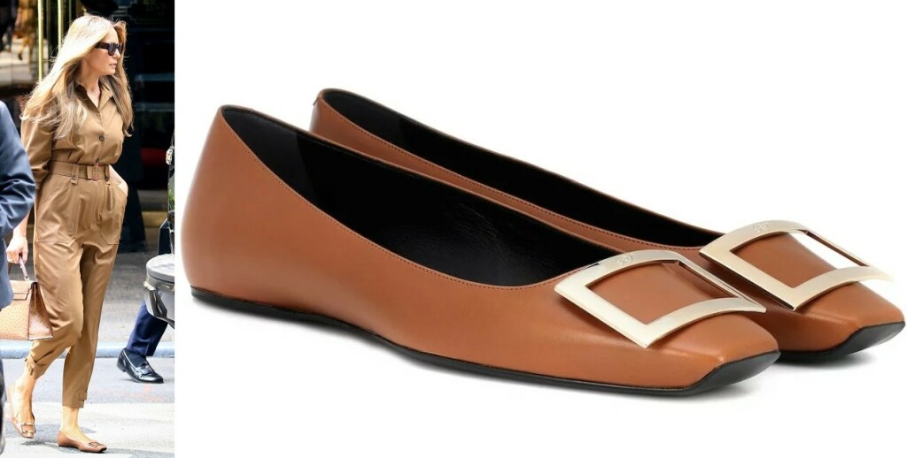 Melania Trump u balerinkama Trumpette Rogera Viviera, 860 eura