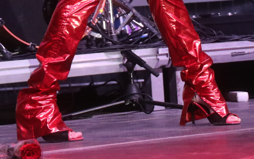 Hlače imaju produžene nogavice s malim patentnim zatvaračem na samom dnu nogavice