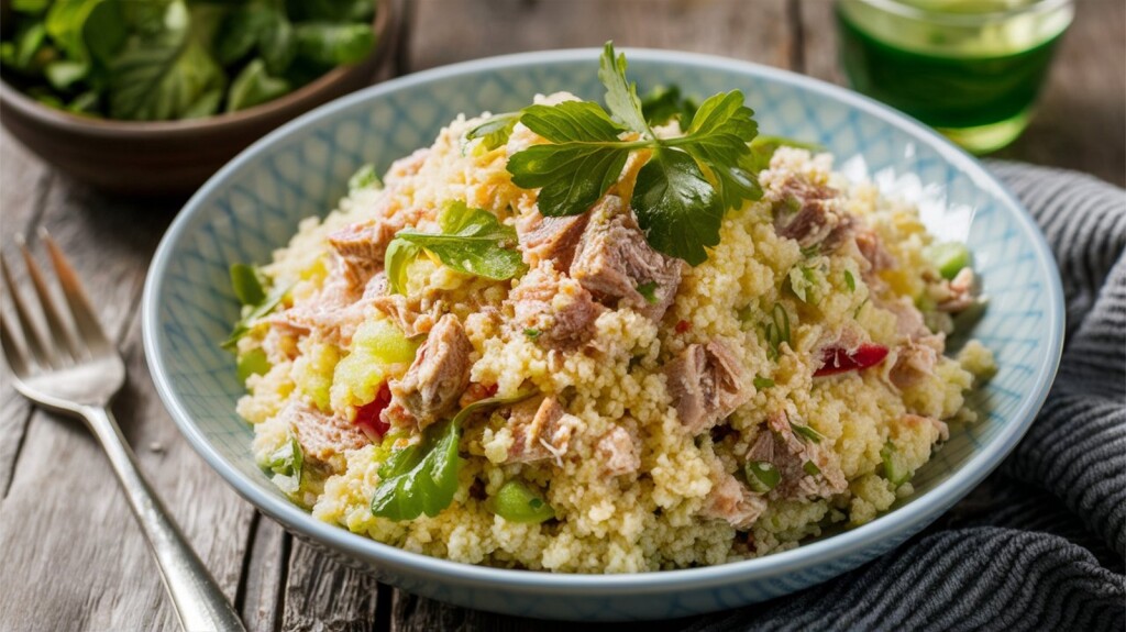 Hladna salata od kus-kusa i tune iz konzerve