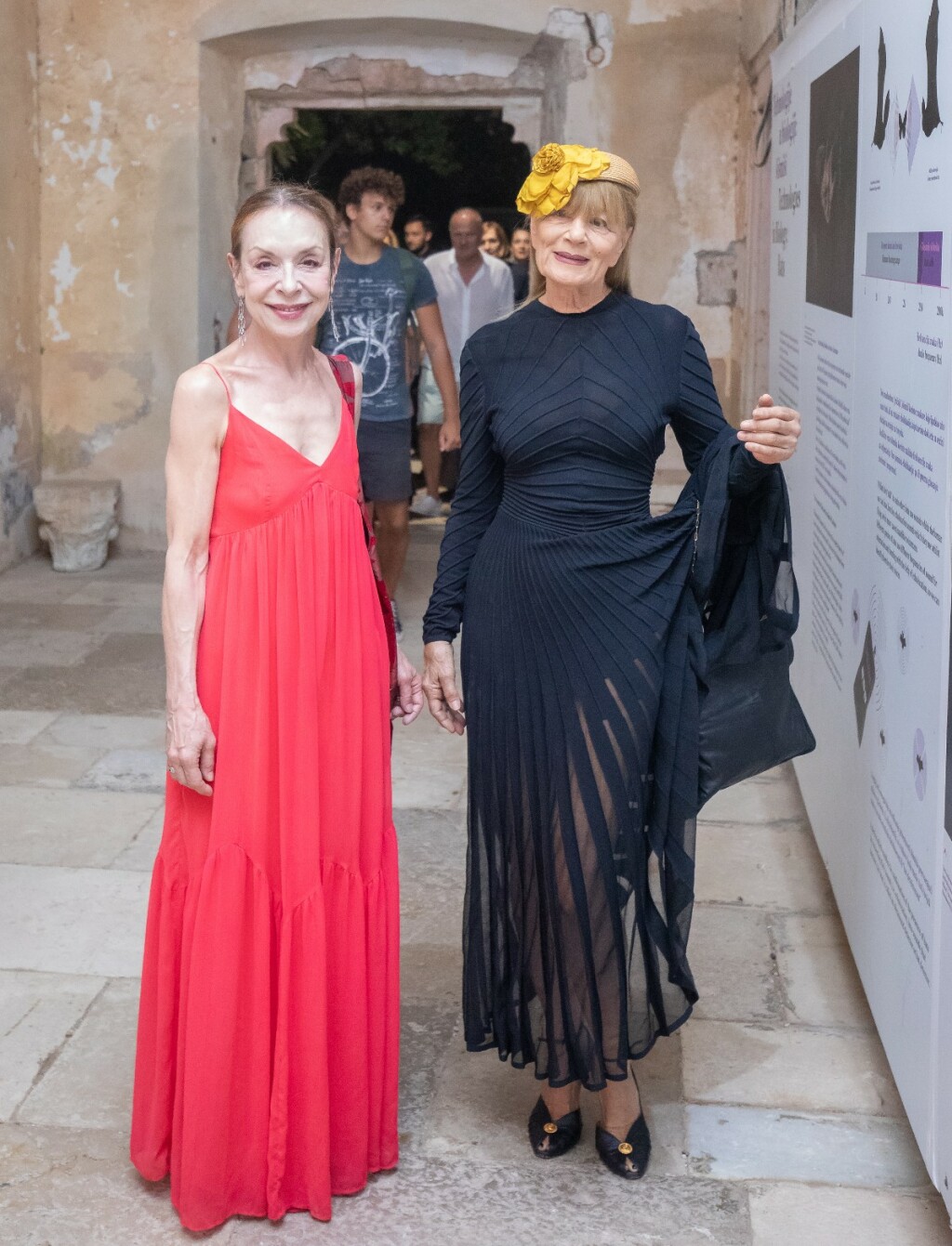 Đurđa Tedeschi na premijeri predstave Oluja