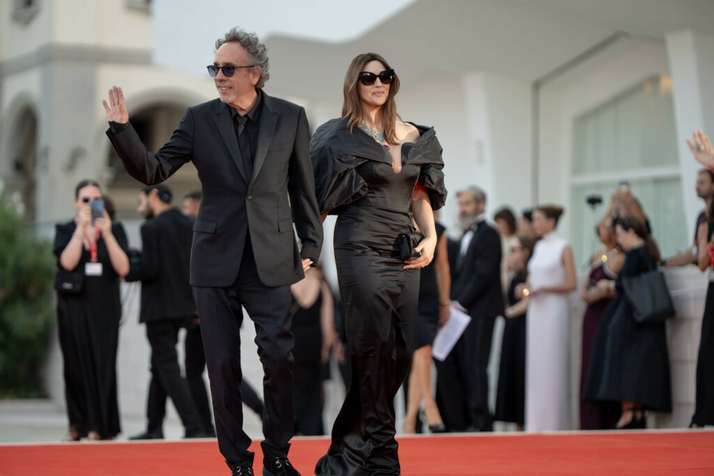 Monica Bellucci i Tim Burton na premijeri filma 'Beetlejuice Beetlejuice' u Veneciji