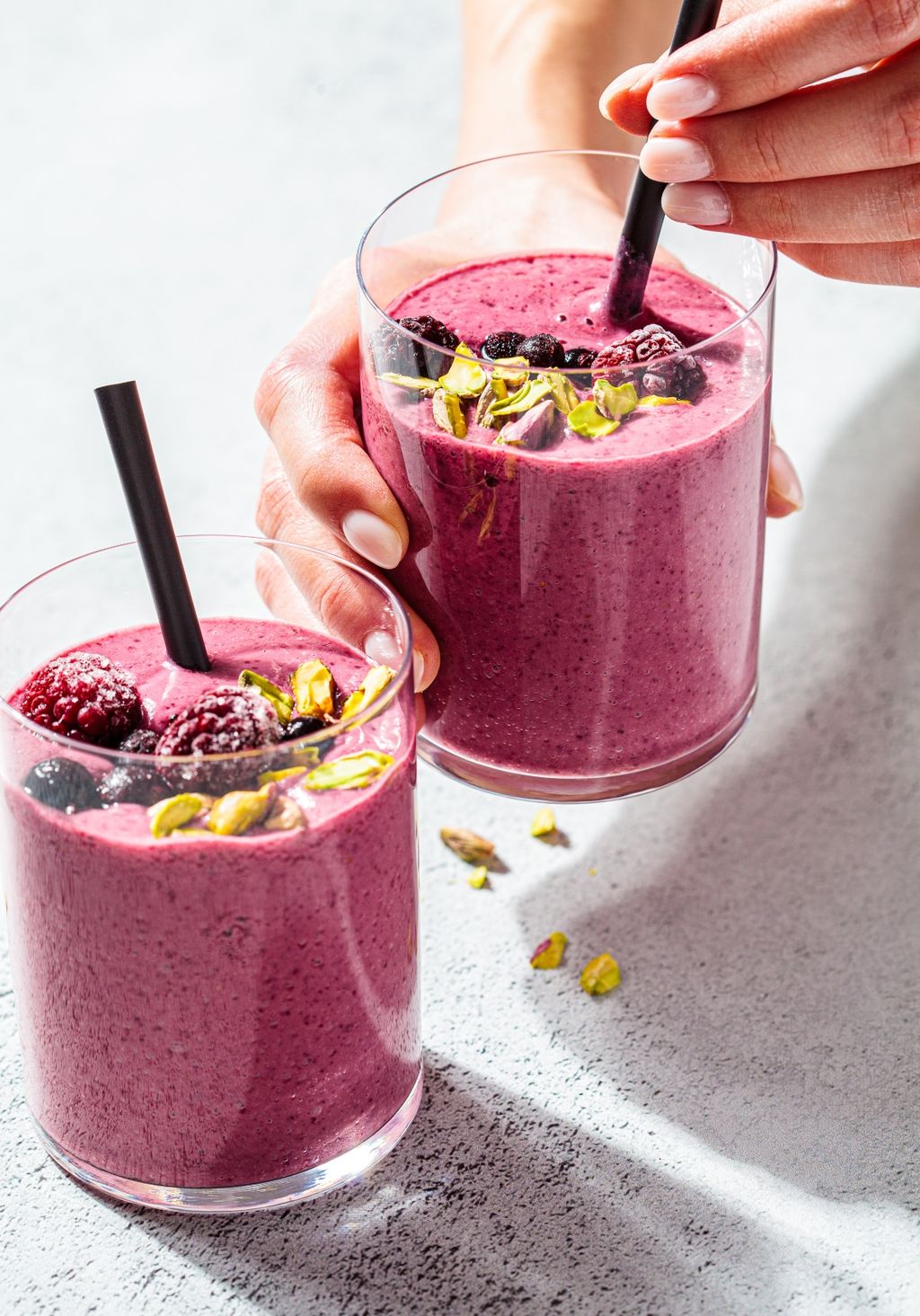 Kupine su odlične i za smoothie, pogotovo s bananom