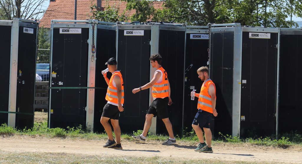 Pripreme za koncert Thompsona u Sinju - 47