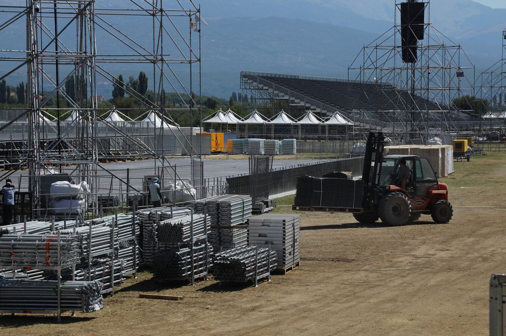 Pripreme za koncert Thompsona u Sinju - 47