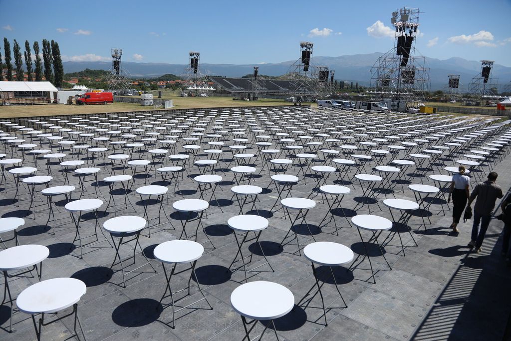 Pripreme za koncert Thompsona u Sinju - 47