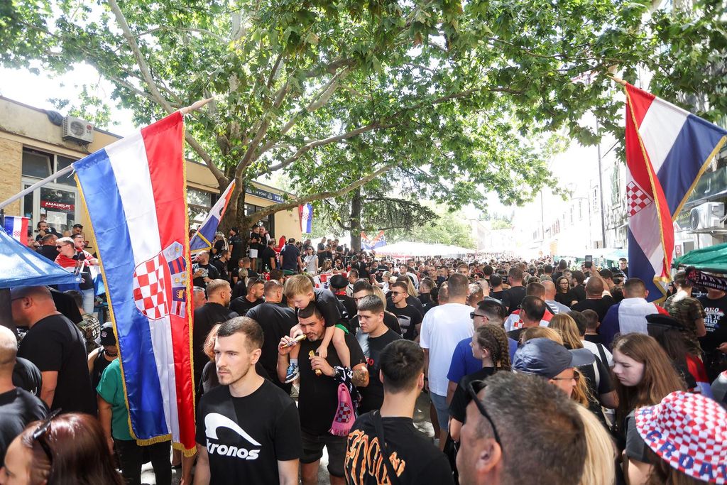 Sinj prije koncerta Thompsona - 2