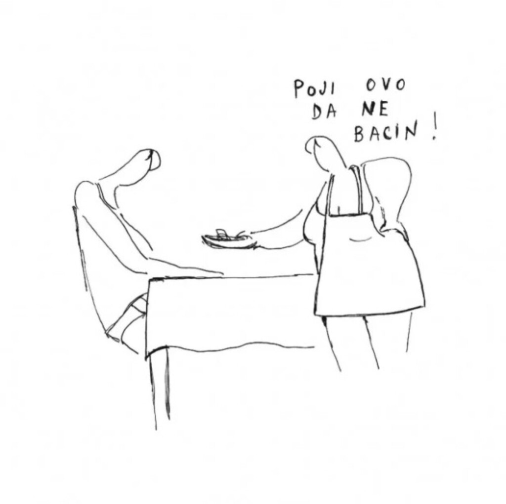 Karikatura Tisje Kljaković Braić