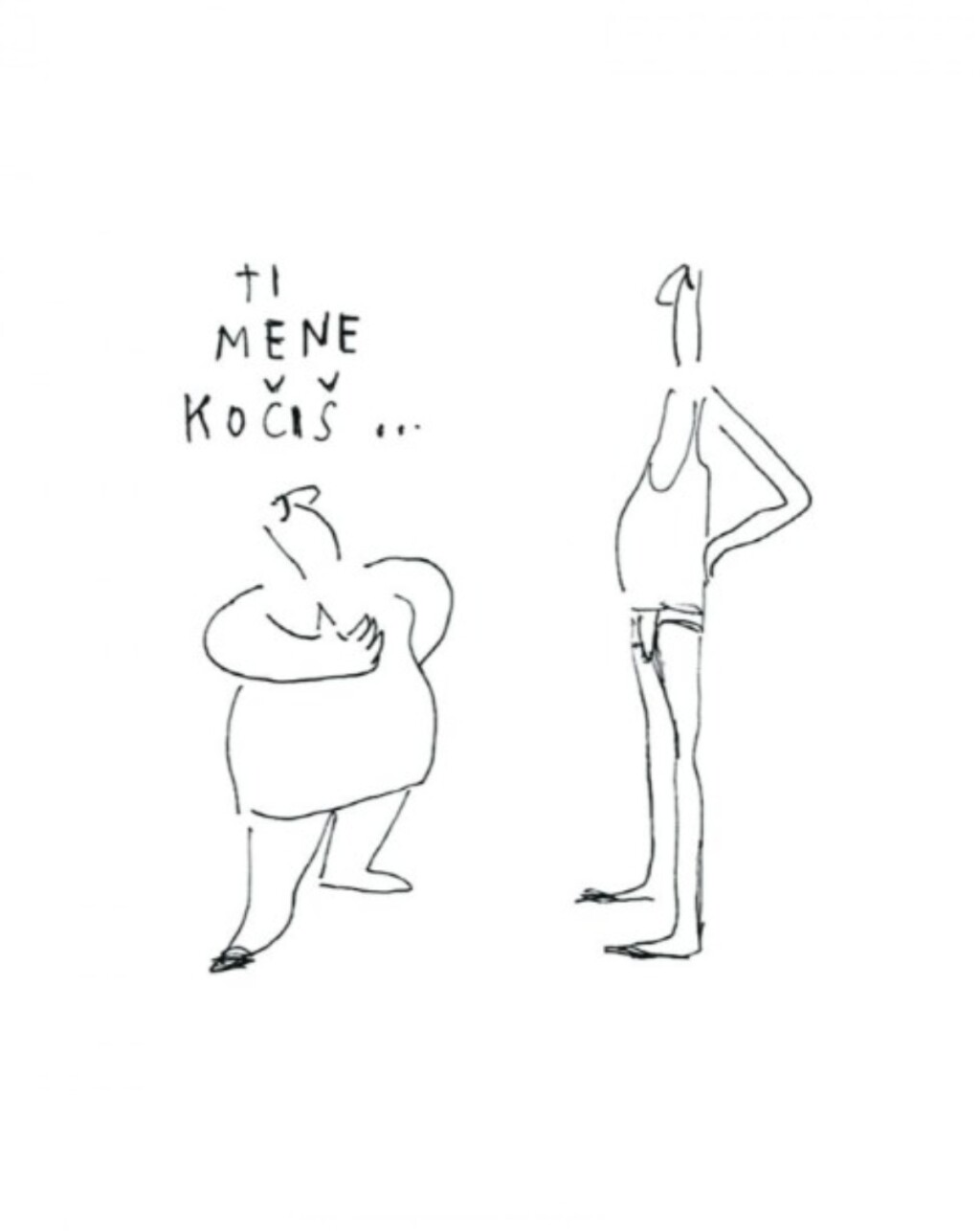 Karikatura Tisje Kljaković Braić