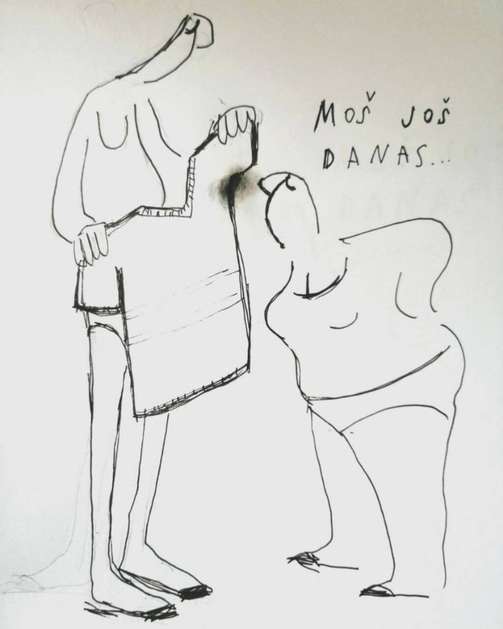 Karikatura Tisje Kljaković Braić