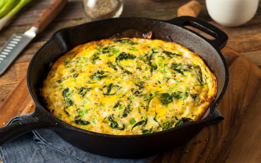 Fritata s kozjim sirom