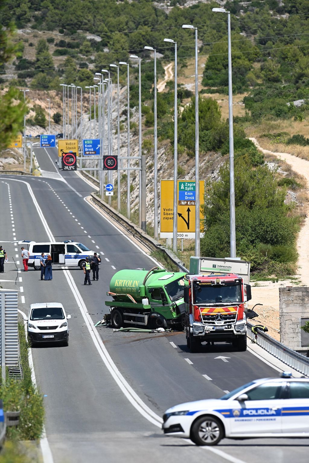 Prometna nesreća kod Šibenika - 1