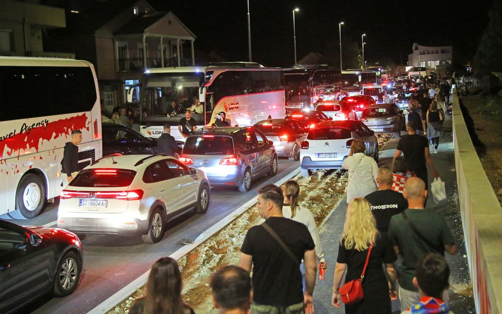 Prometni kolaps u Sinju nakon koncerta MPT