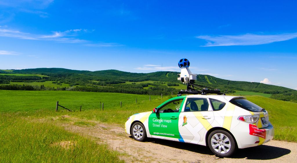 Karta svijeta i aplikacija Google Maps