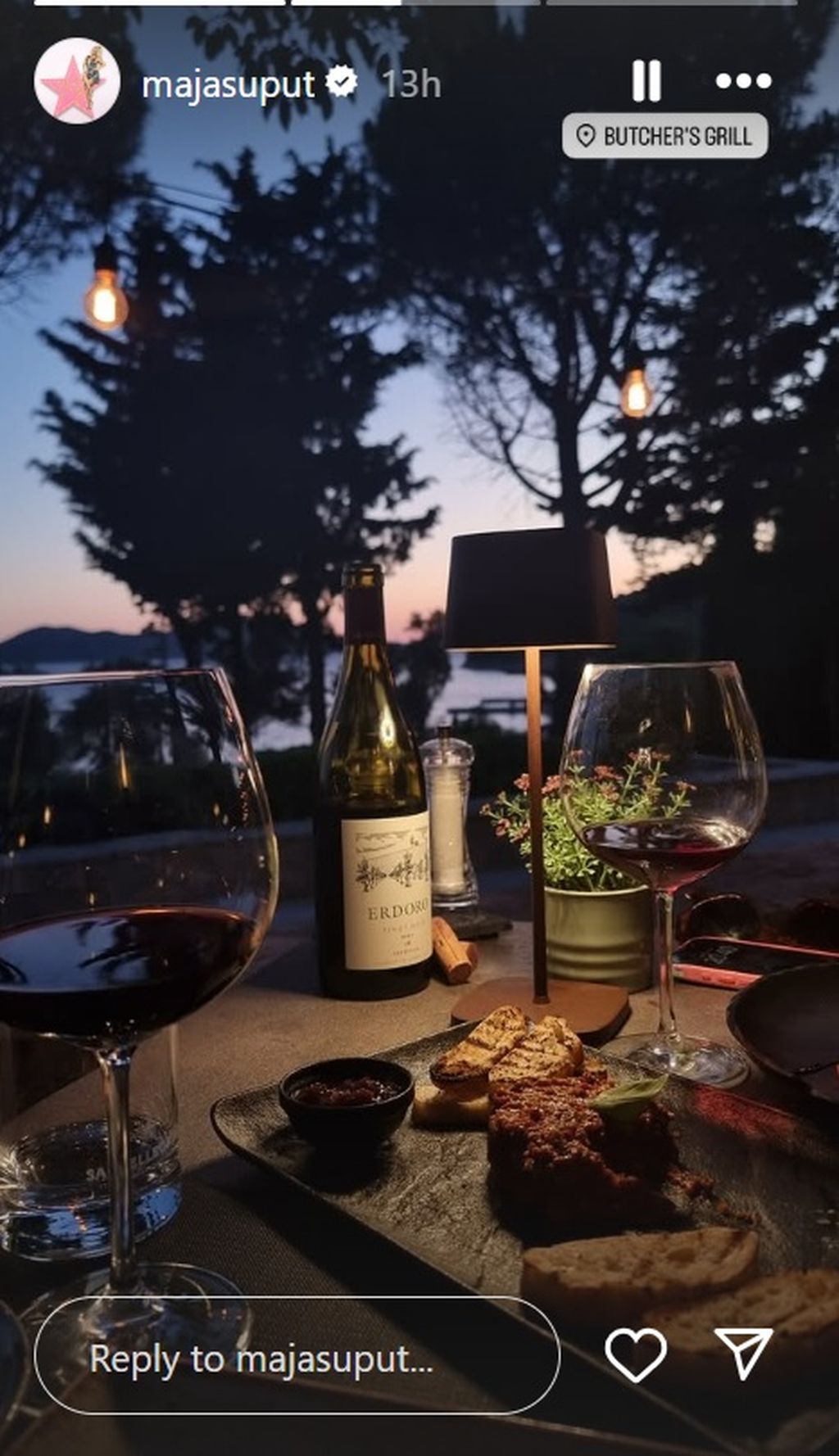 Maja Šuput na Instagramu