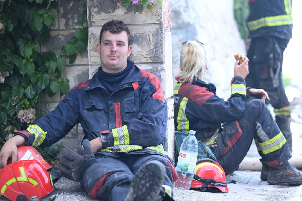 Vatrogasci na požarištu u Jasenicama - 4